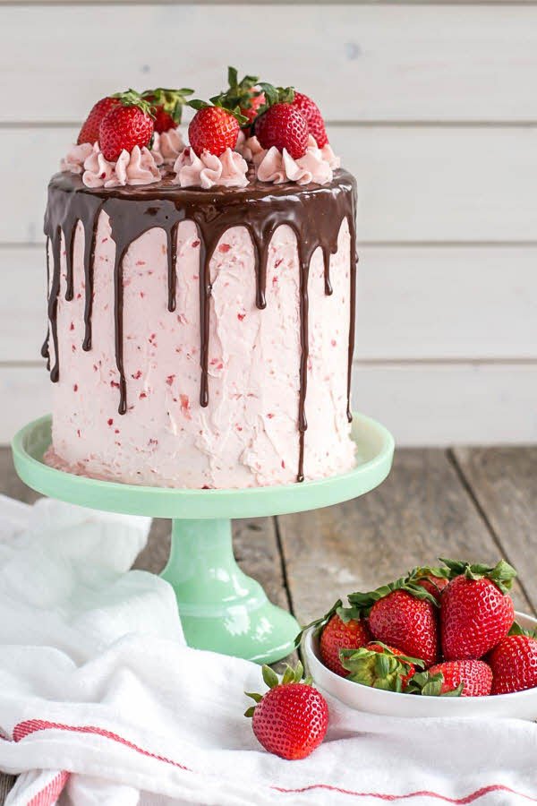 chocolate strawberry cake