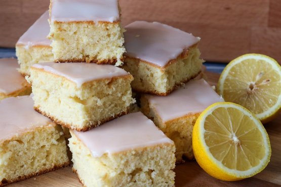 Photo of Lemon cake on the baking sheet – recipe