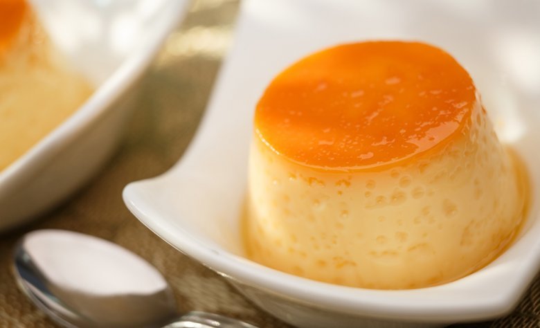 Sweet flan is a popular dessert, especially in Spain, Portugal, and Latin America.