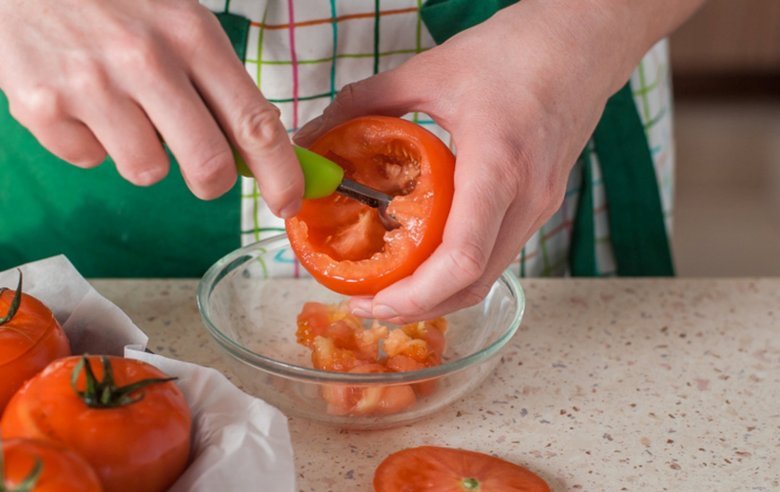 filled tomatoes