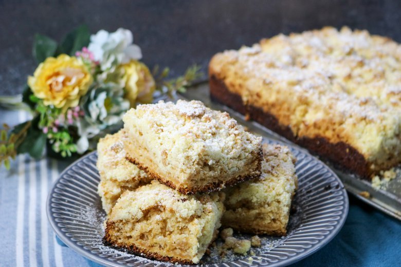 Crumble cake without egg